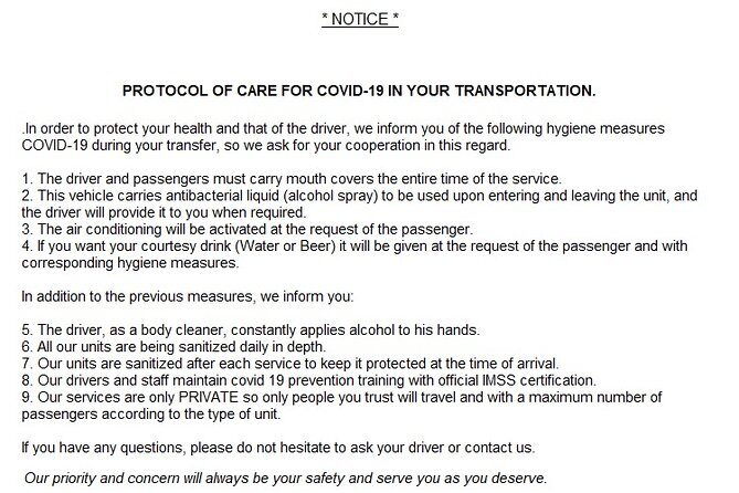 Cancun Airport Private Transfer One Way: To or From Akumal area Up to 03 Pass. - FAQ