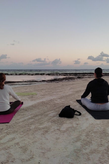 Cancun: Beach Yoga Class With Guided Meditation - Yoga Practice on the Beach