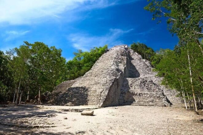 Cancun: Cultural Coba Sunset Adventure With Dinner and Show - Cultural Exploration