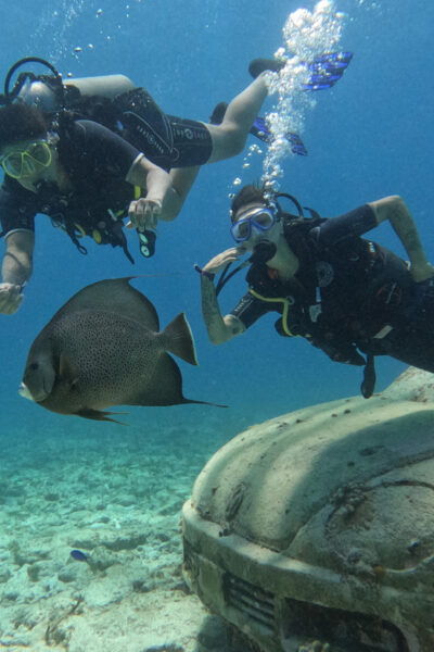 Cancun: Dive in the Underwater Museum of Art and Arrecife - Diving at Manchones Reef