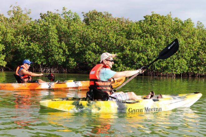 Cancun: Kayak Adventure at Cancun! Nichupte Lagoon Mangrove - Getting to the Marina