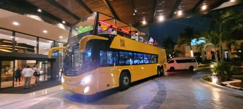 Cancun: Private 3 Hour Party Bus Experience - The Entertainment and Drinks – What’s Included and What’s Not