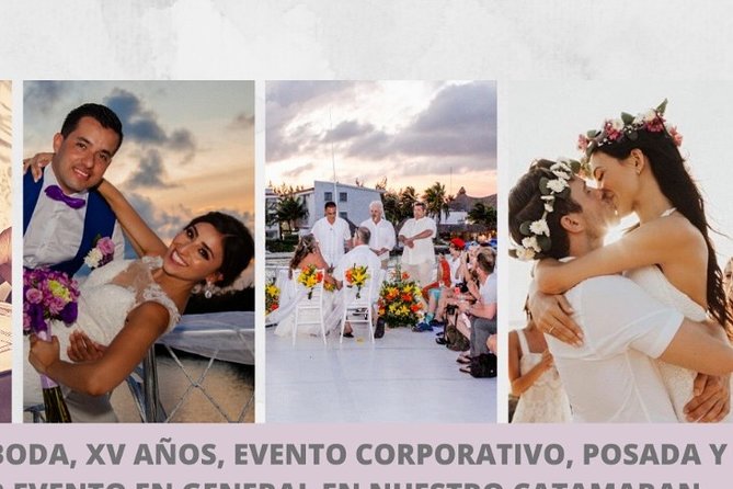 Cancun Private Catamaran Cruise for Wedding Related Events - Meeting and Pickup Information