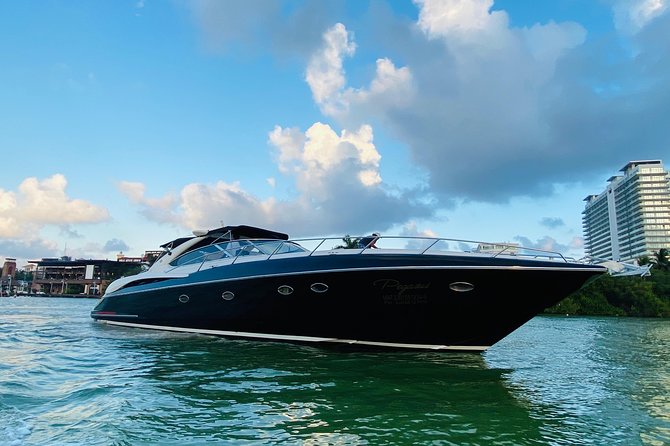 Cancun Private Yachts Rental in Mexico SUNSEEKER 60FT up to 20 Pax - Pricing and Booking Information