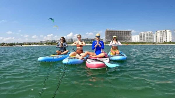 Cancún: Sup Yoga and Meditation Over the Caribbean Sea - Inclusive Classes