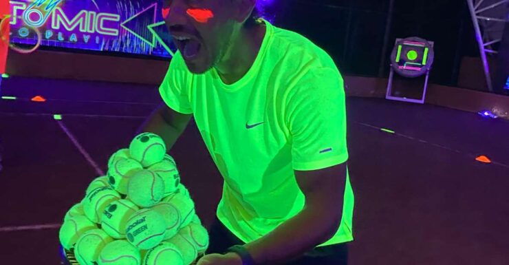 Cancun: Tennis Black-light Experience at RN Tennis Center - Booking Information