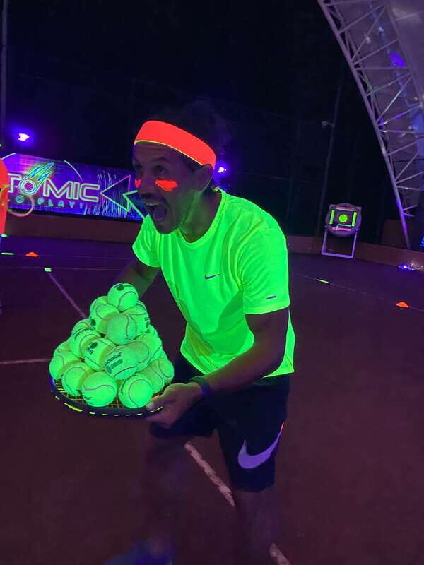 Cancun: Tennis Black-light Experience at RN Tennis Centre - The Itinerary: What to Expect?