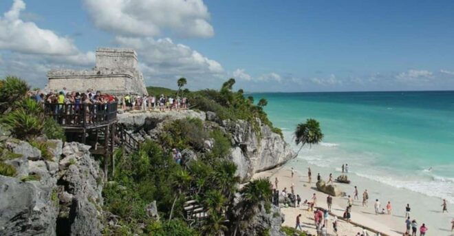 Cancun:Combo Capitan Hook Chicken Dinner + Tulum Cenote Tour - Pirate Ship Experience