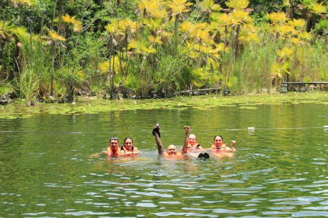 Cancun:Zip Lines, ATVs, Horseback & Cenote Loma Bonita Combo - Serene Horseback Riding