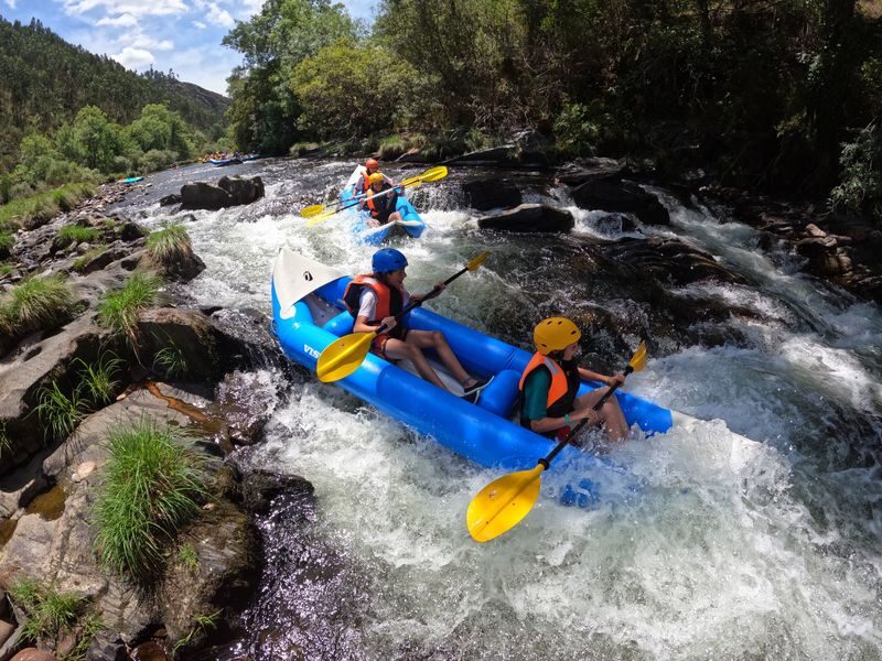 Cano-Rafting in the Paiva River, near Porto - Paiva River canoe-rafting at a glance