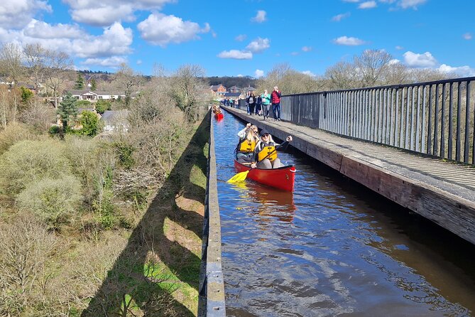 Canoe Trip Over the Pontcysyllte Aqueduct - Booking Information