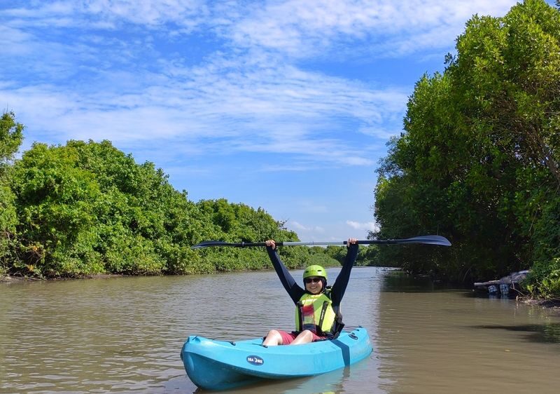Canoeing in Parangtritis Beach Experience in Yogyakarta - At a glance: river mangroves, birds, and a half-day outing