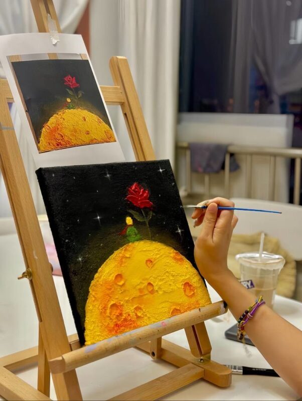 Canvas Painting Workshop by Meet Me Workshop in Johor Bahru - Choose the art style that suits your mood