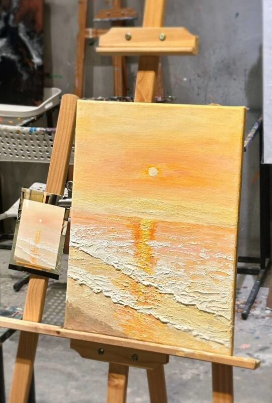 Canvas Painting Workshop by Meet Me Workshop in Johor Bahru - What your two hours are likely to feel like