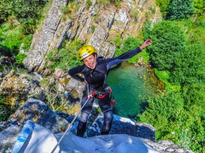 Canyoning in Ribeira Da Pena, in Góis, Coimbra - Gear Provided