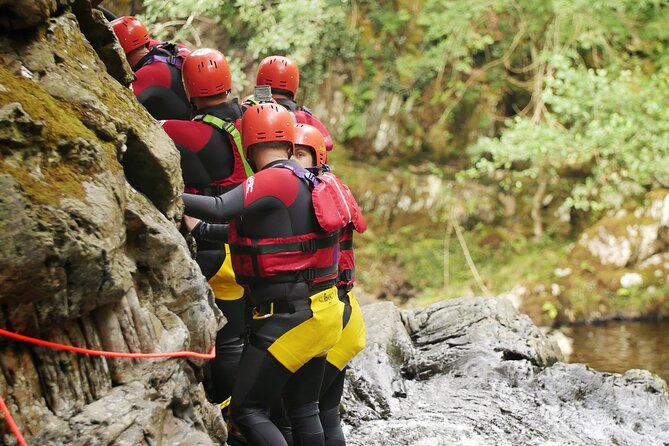 Canyoning in Snowdonia - Dive Into Waterfall Leaps