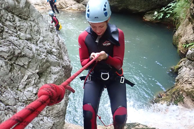 CANYONING in Susec Gorge, Bovec, Slovenia - Route Directions