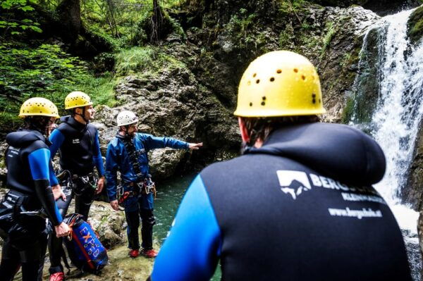 Canyoning Schwarzwasserbach in the Kleinwalsertal - Equipment Provided