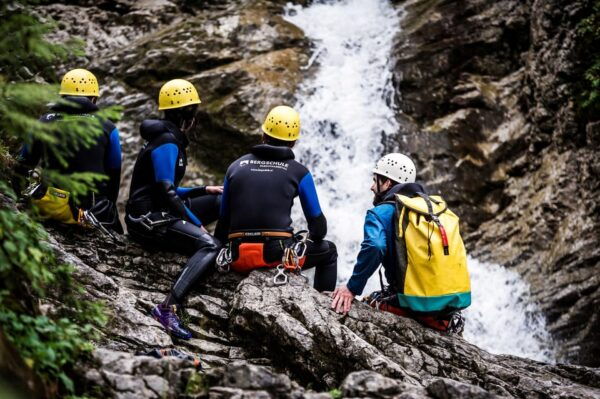 Canyoning Schwarzwasserbach in the Kleinwalsertal - Local Guides