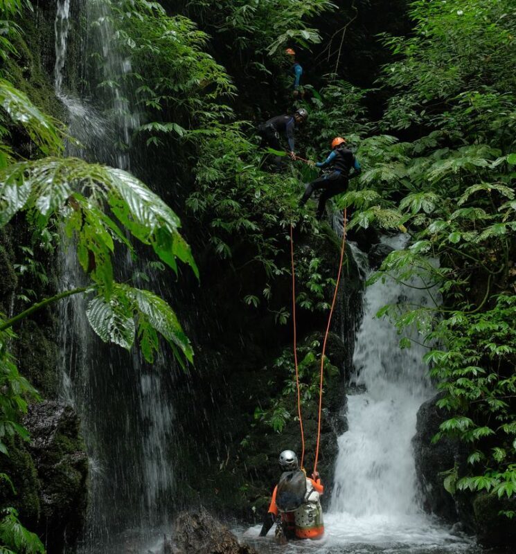 Canyoning Water Adventure Experience in North Bali - The post-canyon shower, lunch, and photo handoff