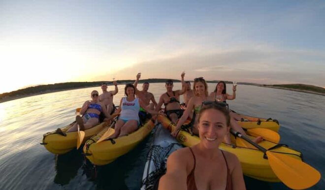 Cape Kamenjak: Sunset Kayak/SUP Wine Tour - Inclusions and Equipment