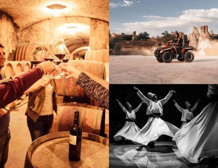 Cappadocia: Combo Tour With Wine Tasting and Adventure Tours - Activity Experience