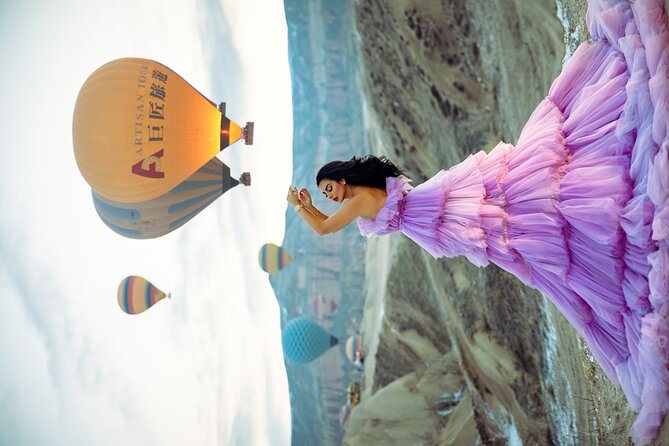 Cappadocia Flying Dress Photoshoot - Experience the Magic of Cappadocia Flying Dress Photoshoot