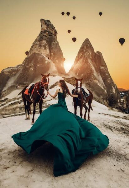 CAPPADOCIA FLYING DRESS - Magical Landscape Setting