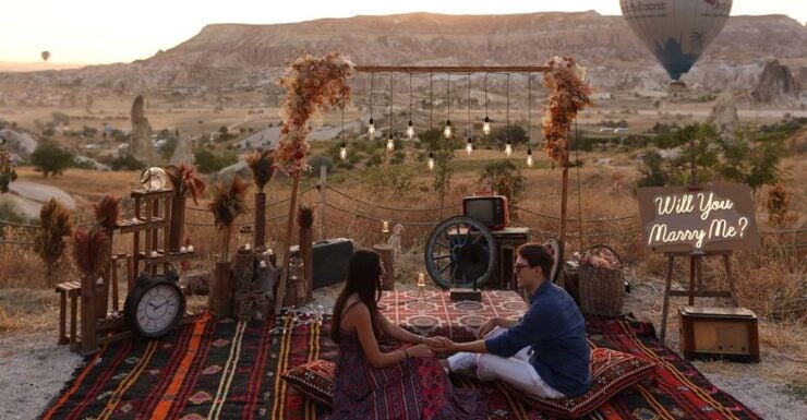 Cappadocia: Love Valley 'Marry Me' Proposal - Proposal Experience: Duration and Inclusions