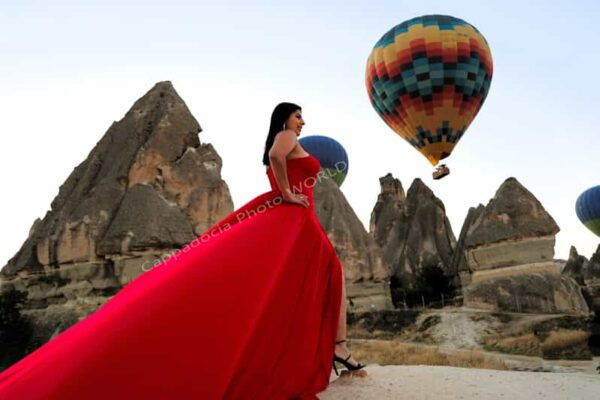 Cappadocia Photoshoot With Flying Dress - Pickup and Dropoff
