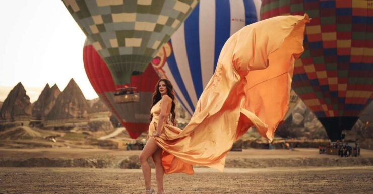 Cappadocia: Private Flying Dress Photoshoot at Sunrise - Sunrise Experience Details