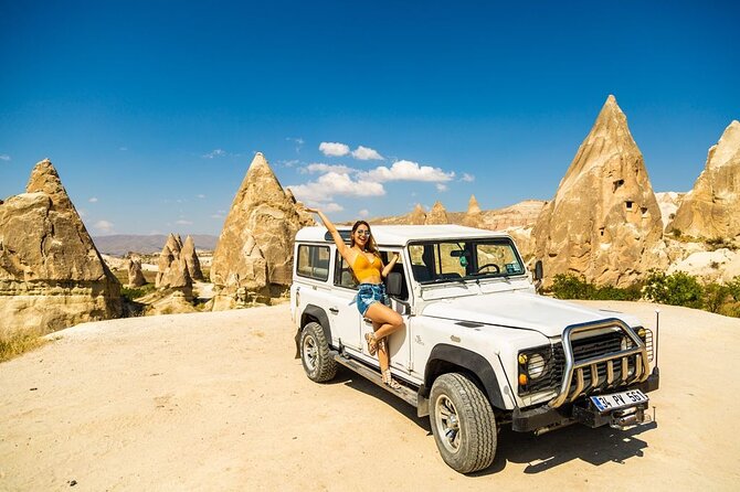 Cappadocia Private Jeep Safari Tour Daytime, Sunrise or Sunset - Inclusions: Hotel Pickup, Food, and Drinks