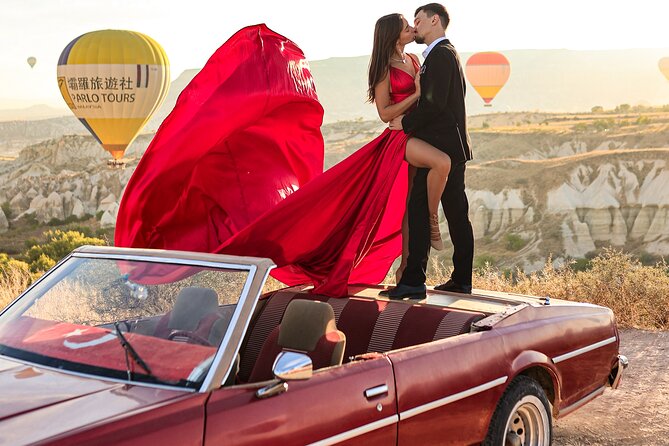 Cappadocia Private Photo Shoot With Flying Dress + Vintage Car - Cancellation Policy Details