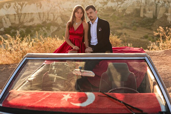 Cappadocia Private Photo Shoot With Flying Dress + Vintage Car - Customer Reviews and Ratings