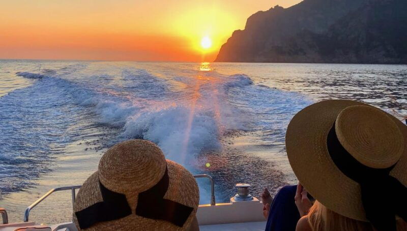 Capri: 2-Hours Sunset Boat Tour, Swimming & Dinner Option - Scenic Highlights: Coveted Views and Hidden Gems