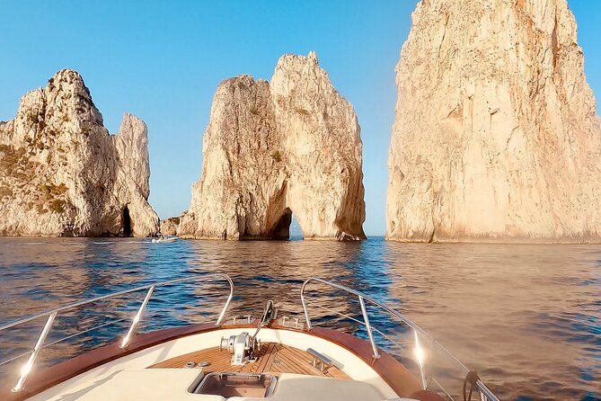 Capri by Boat Private Boat Tour (Family & Friends) - Scenic Route Past Grottoes and Rocks