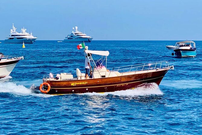 Capri by Boat Private Boat Tour (Family & Friends) - Swim Stops Included