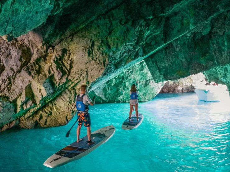 Capri: Caves and Beaches Paddle Board Tour - Tour Overview