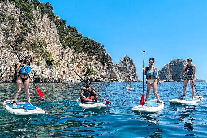 Capri: Faraglioni Rocks and Blue Grotto Paddleboarding Tour - Good To Know