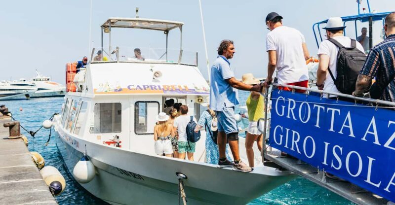 Capri: Island Boat Tour and Optional Blue Grotto Visit - Exploring the Itinerary in Detail