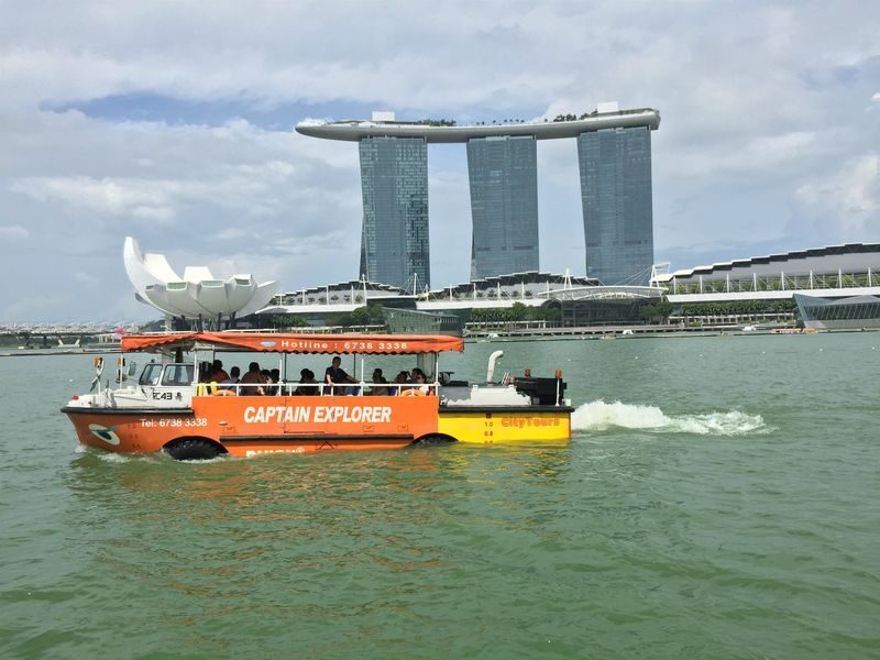 Captain Explorer DUKW Tour in Singapore - The DUKW makes the route the attraction
