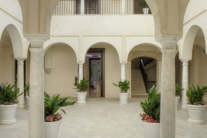 Carmen Thyssen Museum in Malaga - Inside the restored 16th-century building