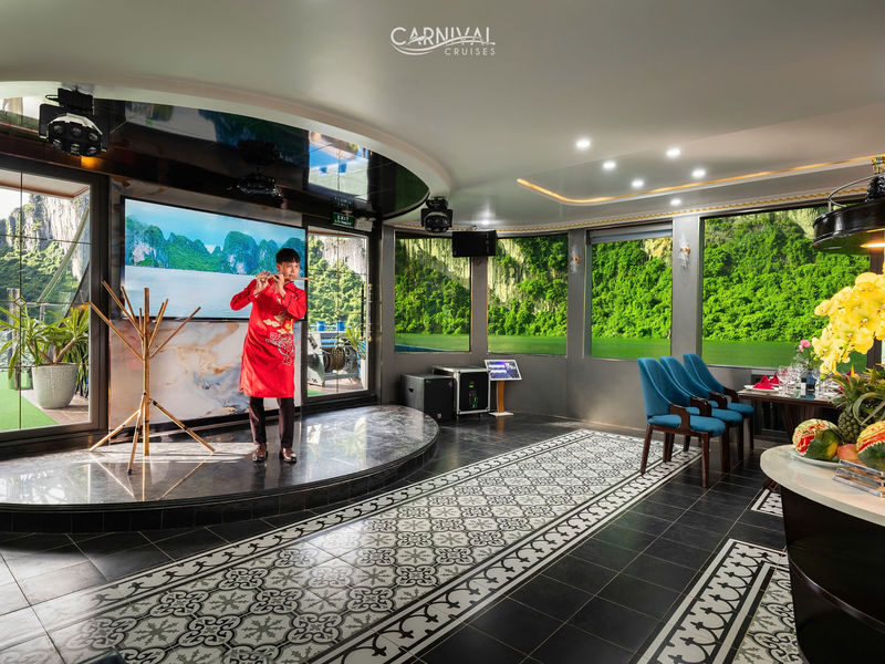Carnival Luxury Day Cruise: Ha Long Bay with Sung Sot, Titop Island - Lunch, tea and the onboard break
