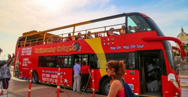 Cartagena: City Sightseeing Hop-On Hop-Off Bus Tour & Extras - Bus Route Overview