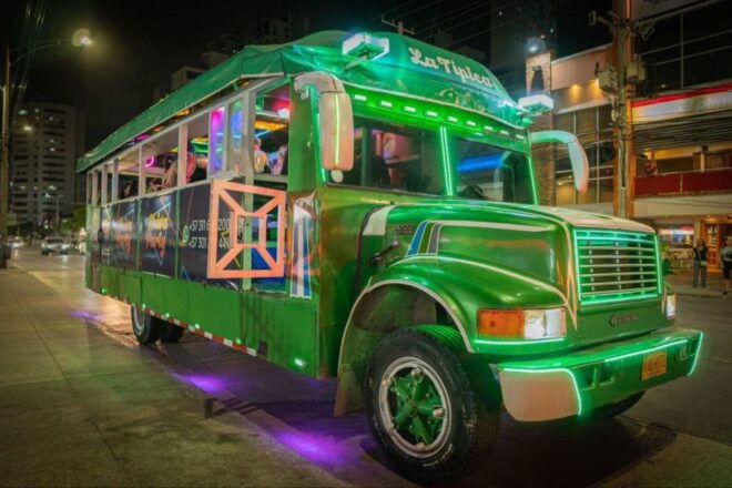 Cartagena: Funnytour at Chiva Party Bus Tour at Night! - Tour Experience Itinerary