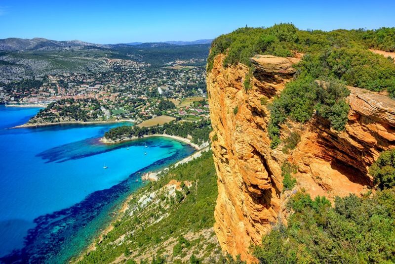 Cassis, Calanques & Provence Wine Day Tour from Aix en Provence - Looking down from Cap Canaille