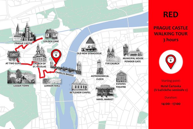 Castle & Ch. Bridge Private Walking Tour With Pick up in DE or EN - Booking Confirmation and Cancellation Policy