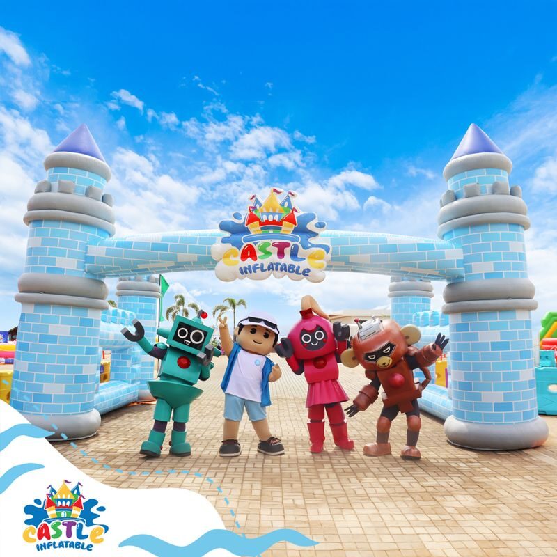 Castle Inflatable Ticket in Batangas - A Batangas outing built around bouncing and pool time