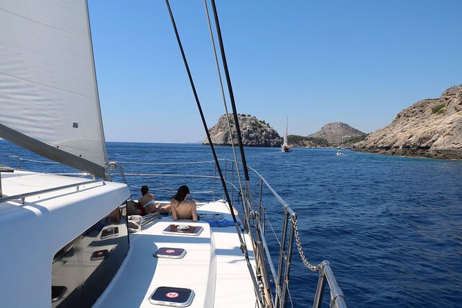 Catamaran Cruises Rhodes - 6 Hours Day Cruise ALL INCLUSIVE - Common Questions
