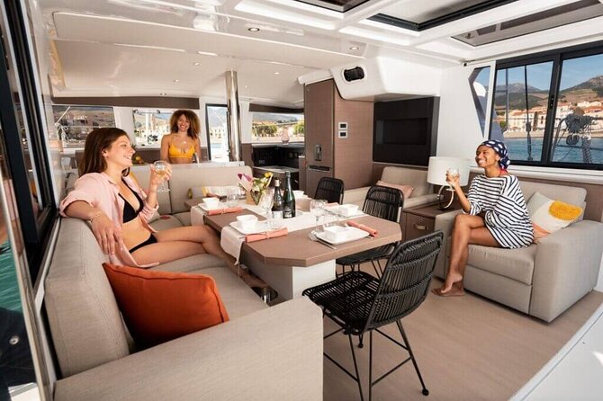 CATAMARAN Kleftiko Poliegos & Round of Milos Lunch With Openbar - Pricing and Booking Information